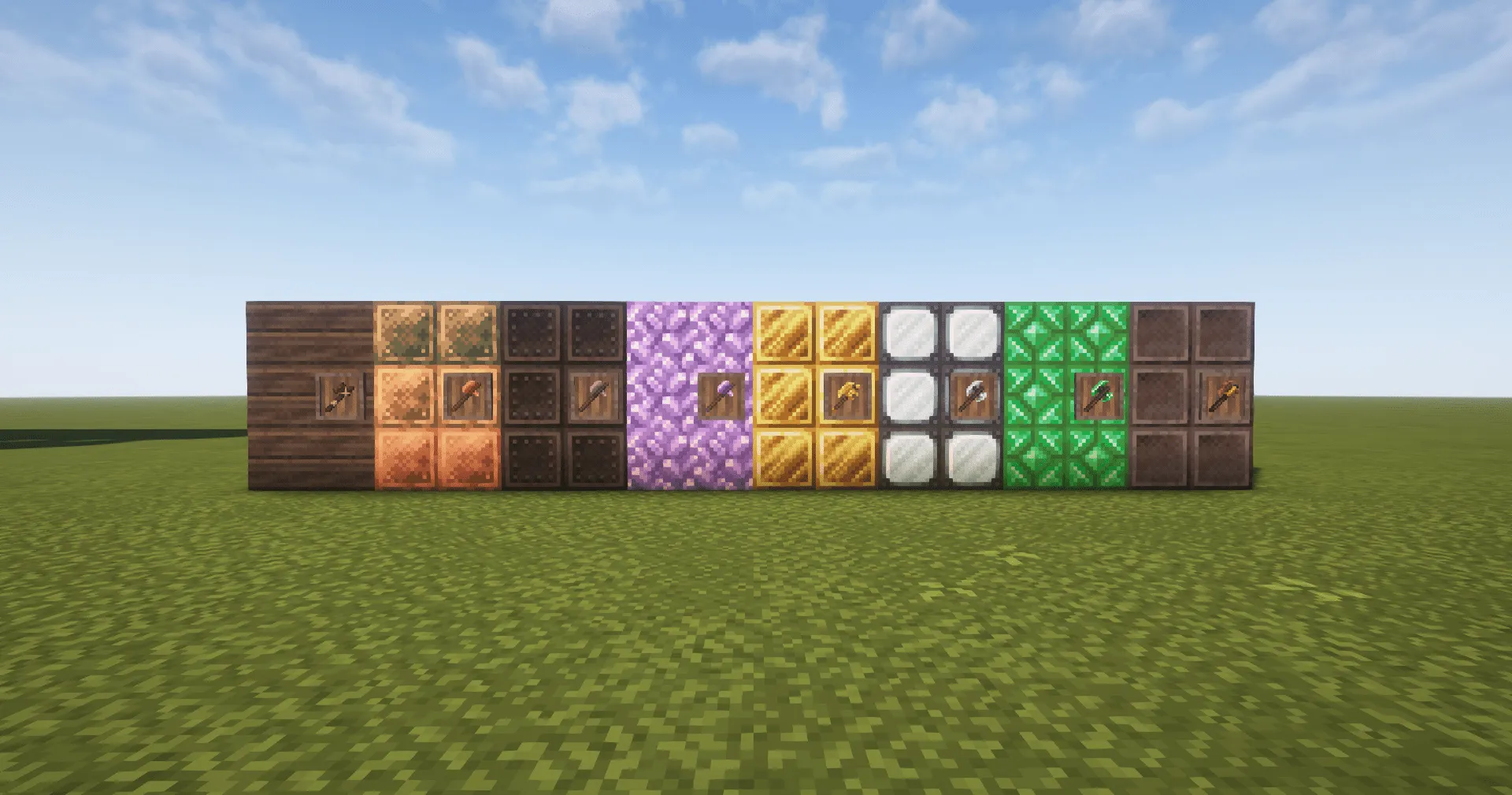 Excalibur | TreeAxe Support — скриншот 1 (Текстуры, Minecraft)