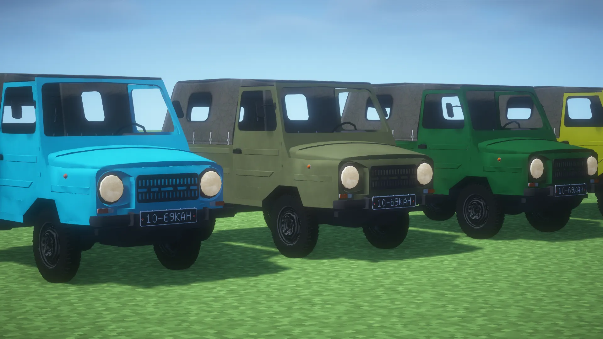 [Immersive Vehicles] LuAZ car pack — скриншот 4 (Моды, Minecraft)