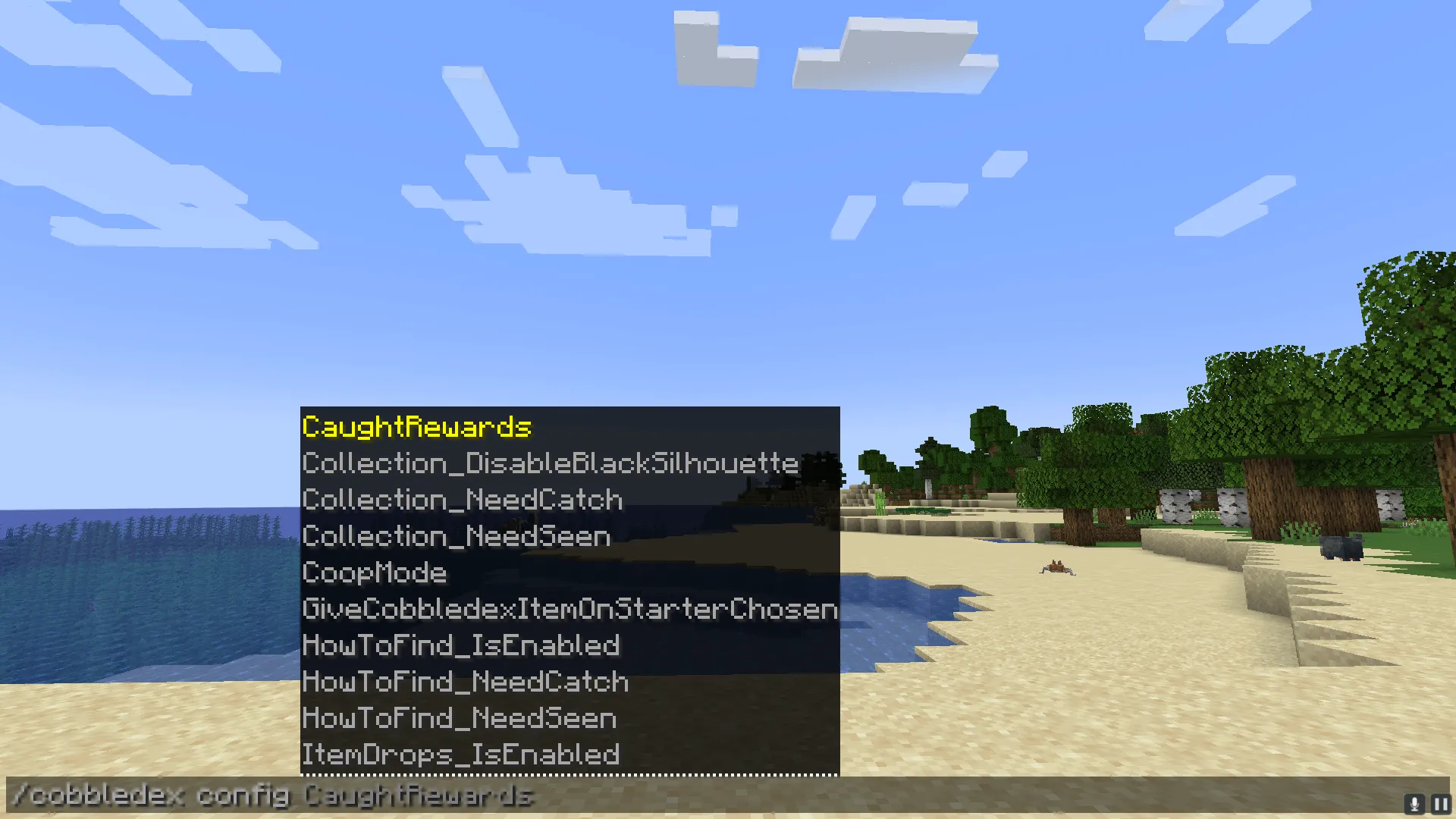 Cobblemon Pokédex (Cobbledex), Моды, Minecraft