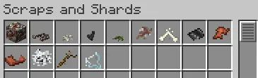 Scraps and Shards, Моды, Minecraft