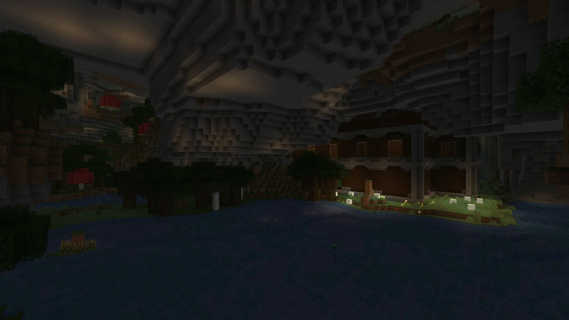 Cave World Remastered. (Froglight Edition) — скриншот 1 (Моды, Minecraft)