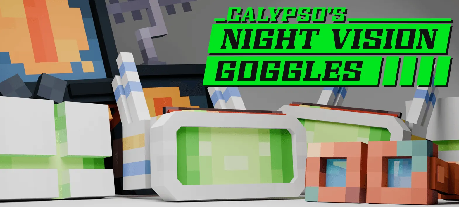 Calypso's Night Vision Goggles — скриншот 1 (Моды, Minecraft)
