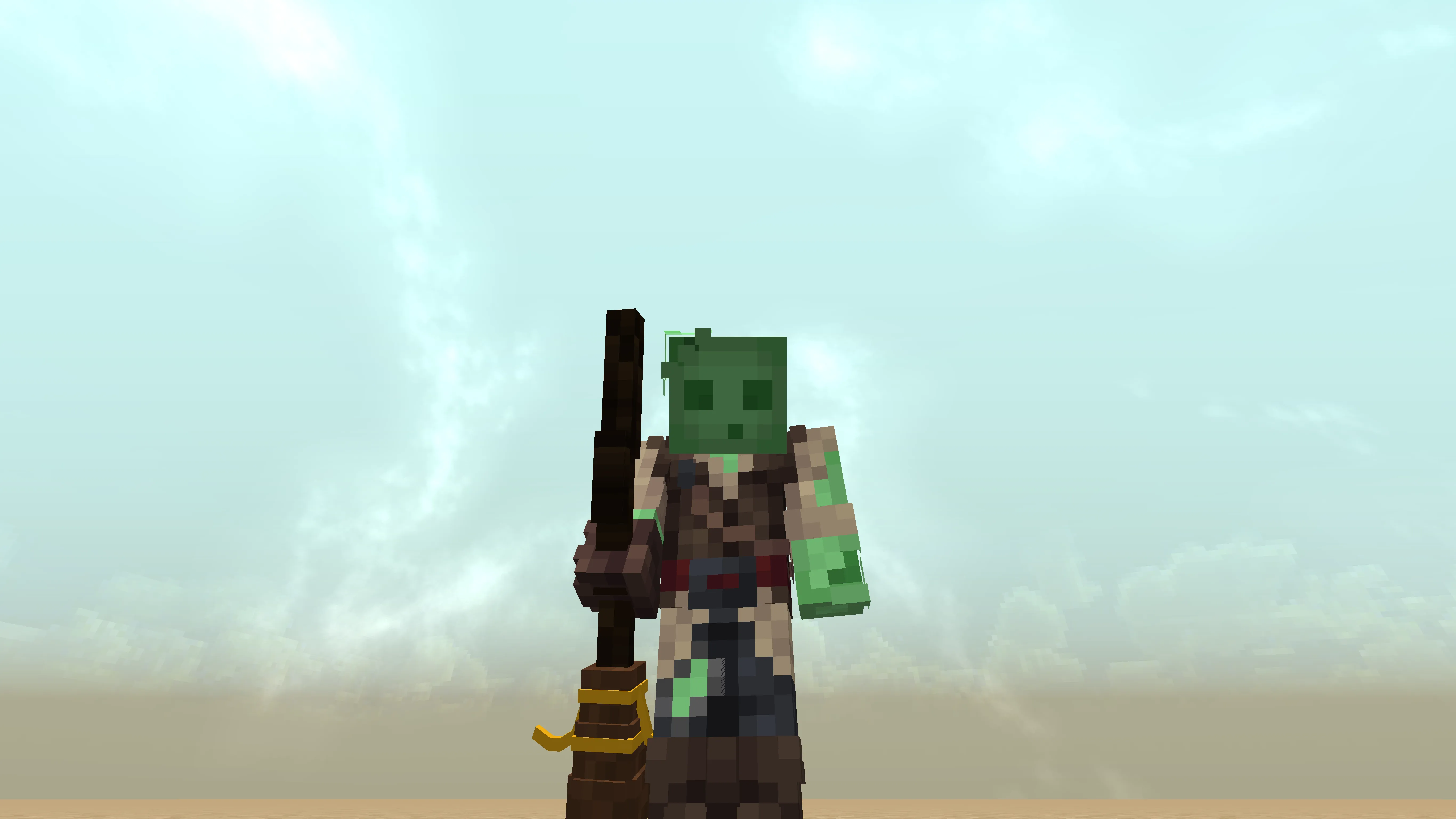Broom Trident — скриншот 1 (Текстуры, Minecraft)