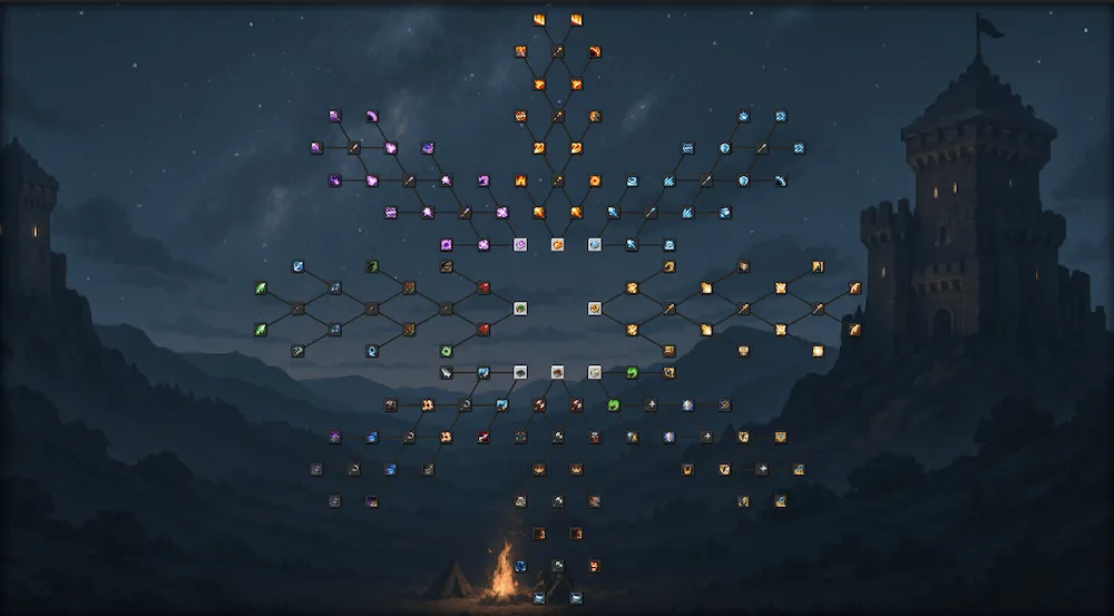 Skill Tree (RPG Series) — скриншот 7 (Моды, Minecraft)