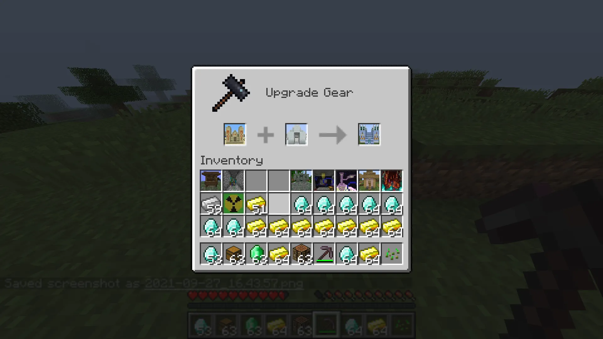 Combine And Upgrade Structures And Craftable Custom Tree, Моды, Minecraft