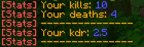 DonnickisStats — скриншот 1 (Плагины, Minecraft)