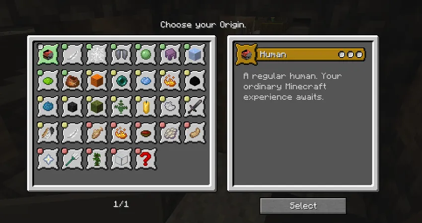 All The Origins — скриншот 1 (Модпаки, Minecraft)