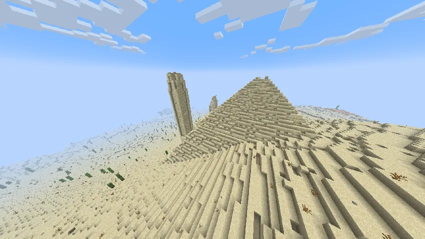 Big Globe - YUNG's Better Desert Temples — скриншот 1 (Дата-паки, Minecraft)