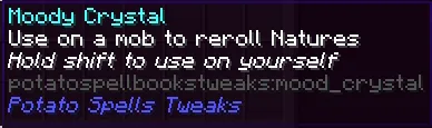 Potato Spells, Моды, Minecraft