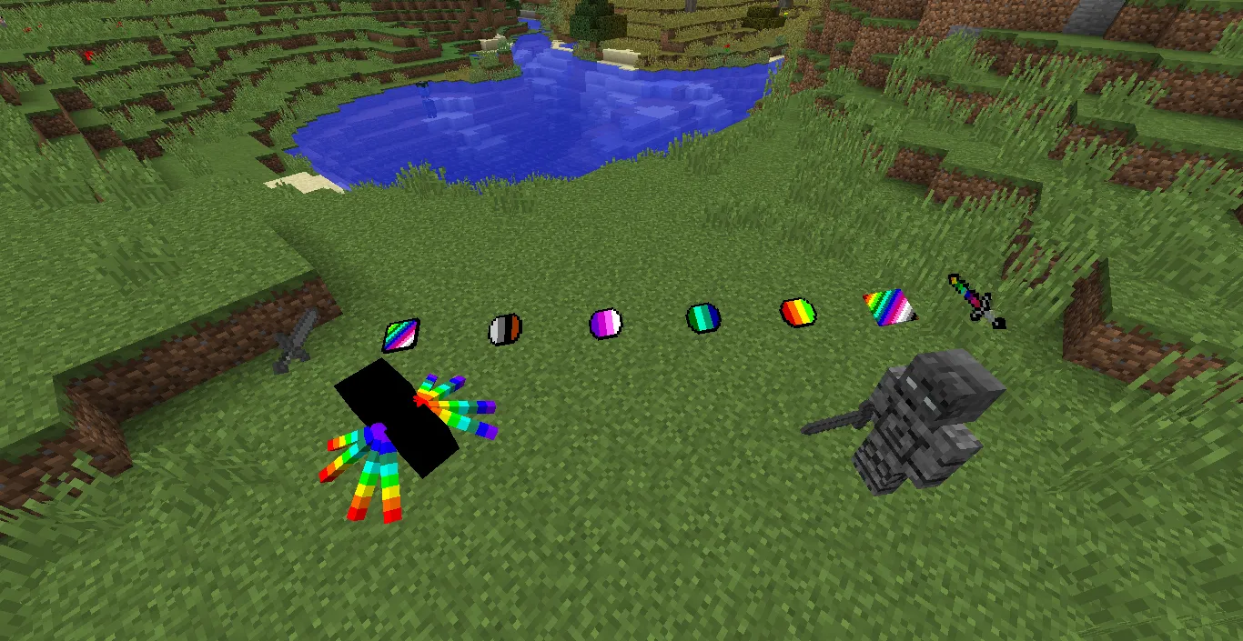 Rainbow And Dark Mod, Моды, Minecraft