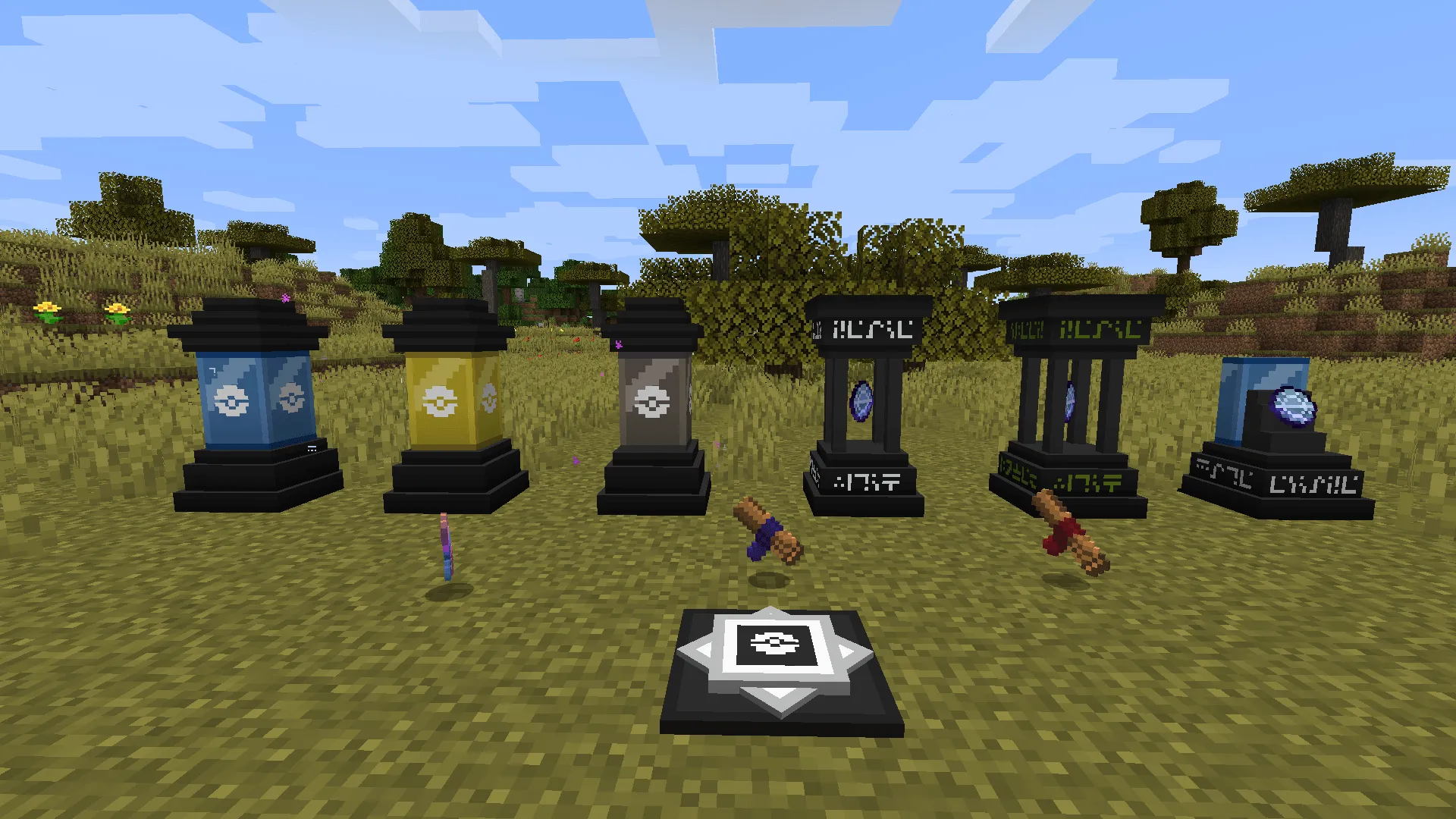 Pokehaan Waystone Textures — скриншот 1 (Текстуры, Minecraft)