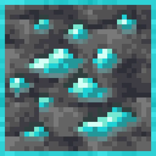 Outlined Ores Addon For Faithful x32 — скриншот 1 (Текстуры, Minecraft)
