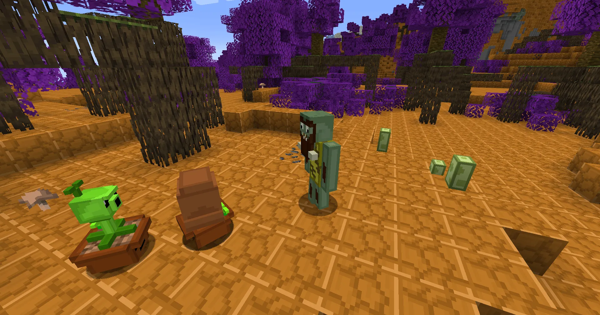 Plants vs. Mobs, Моды, Minecraft
