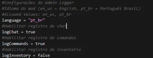 adminlogger, Моды, Minecraft