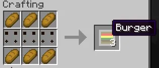 cheeseburger mod, Моды, Minecraft