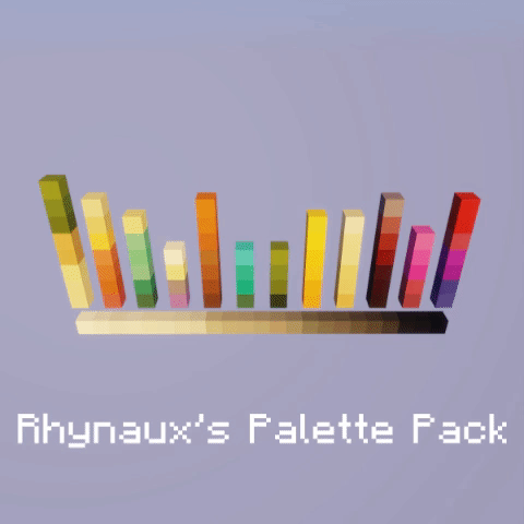 Rhynaux's Palette Pack — скриншот 1 (Текстуры, Minecraft)
