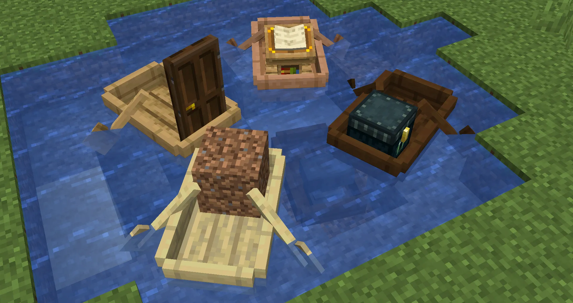 Boat with Everything, Моды, Minecraft