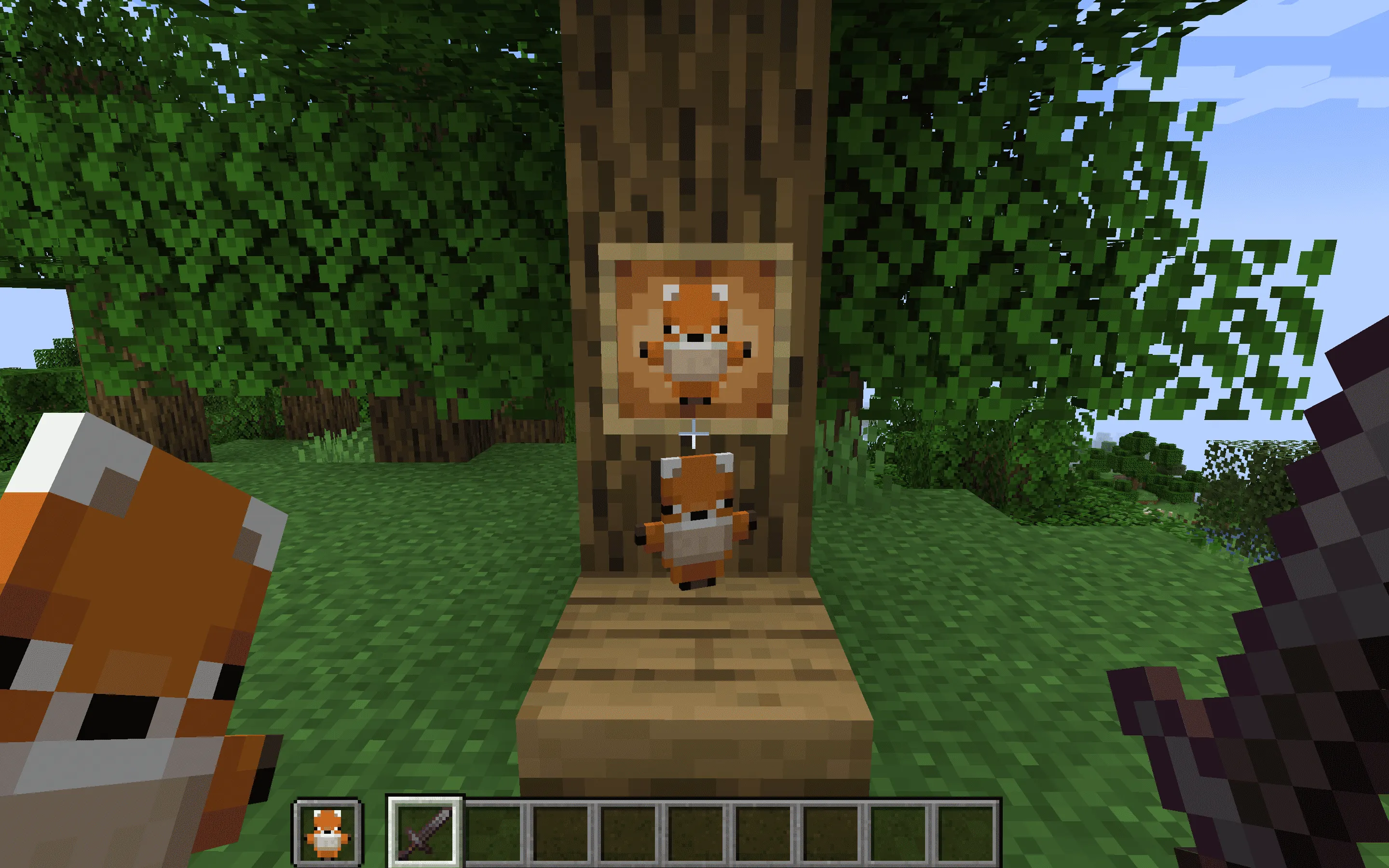 Fox Totem of Undying, Текстуры, Minecraft
