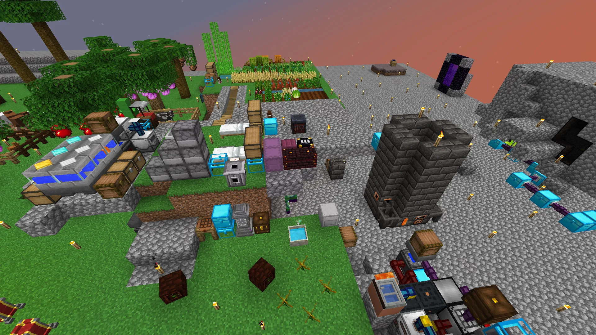 Disunity Skyblock — скриншот 2 (Модпаки, Minecraft)