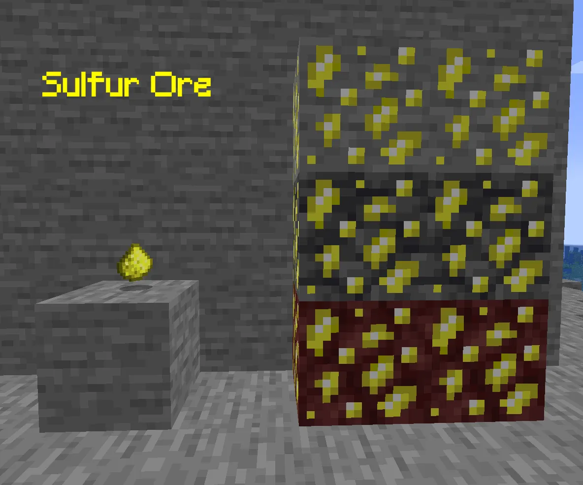 Gunpowered! Sulfur & Potassium, Моды, Minecraft