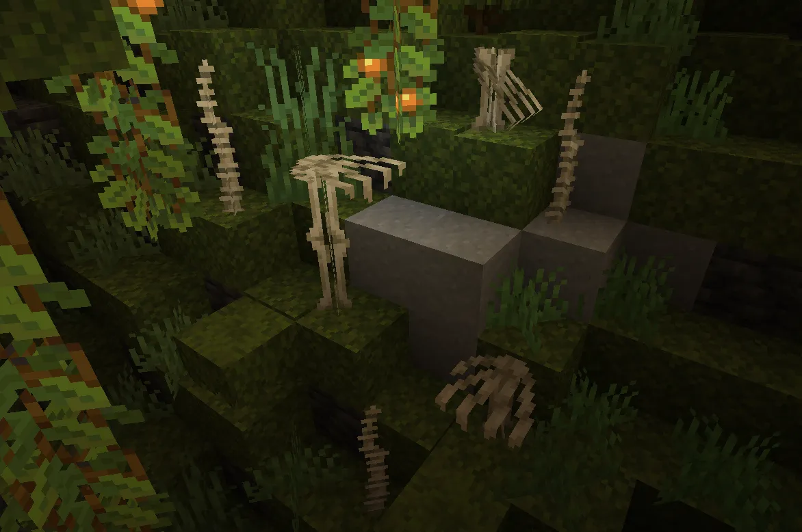 Skeletal Dripleaf — скриншот 1 (Текстуры, Minecraft)