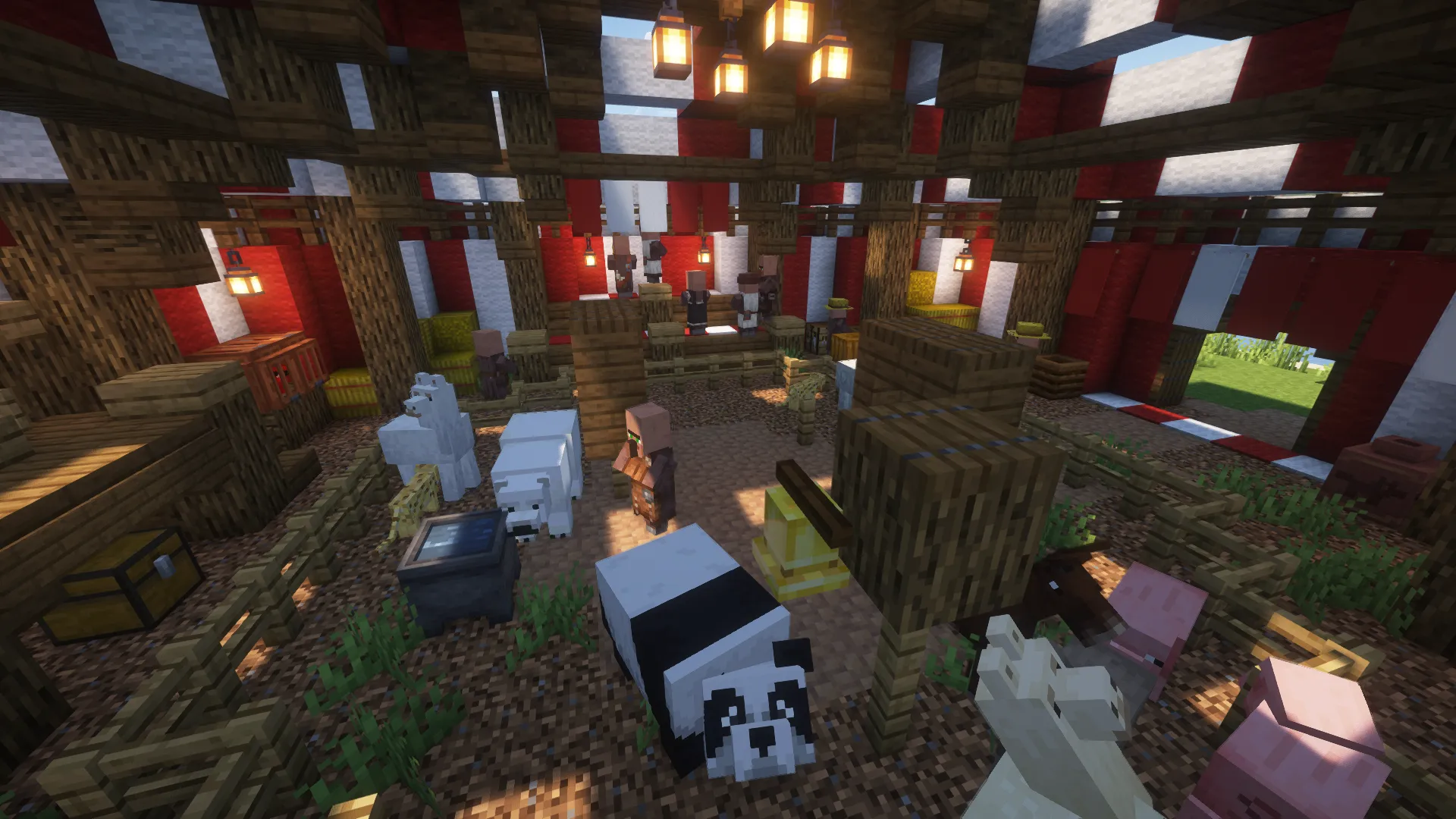 Villager Circus Tent, Моды, Minecraft
