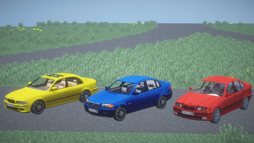 Sungradsk RP Cars 90's (Update Content-Pack for IV/MTS "Grozard RP Cars 90's" By BDFM Team V1.0), Моды, Minecraft