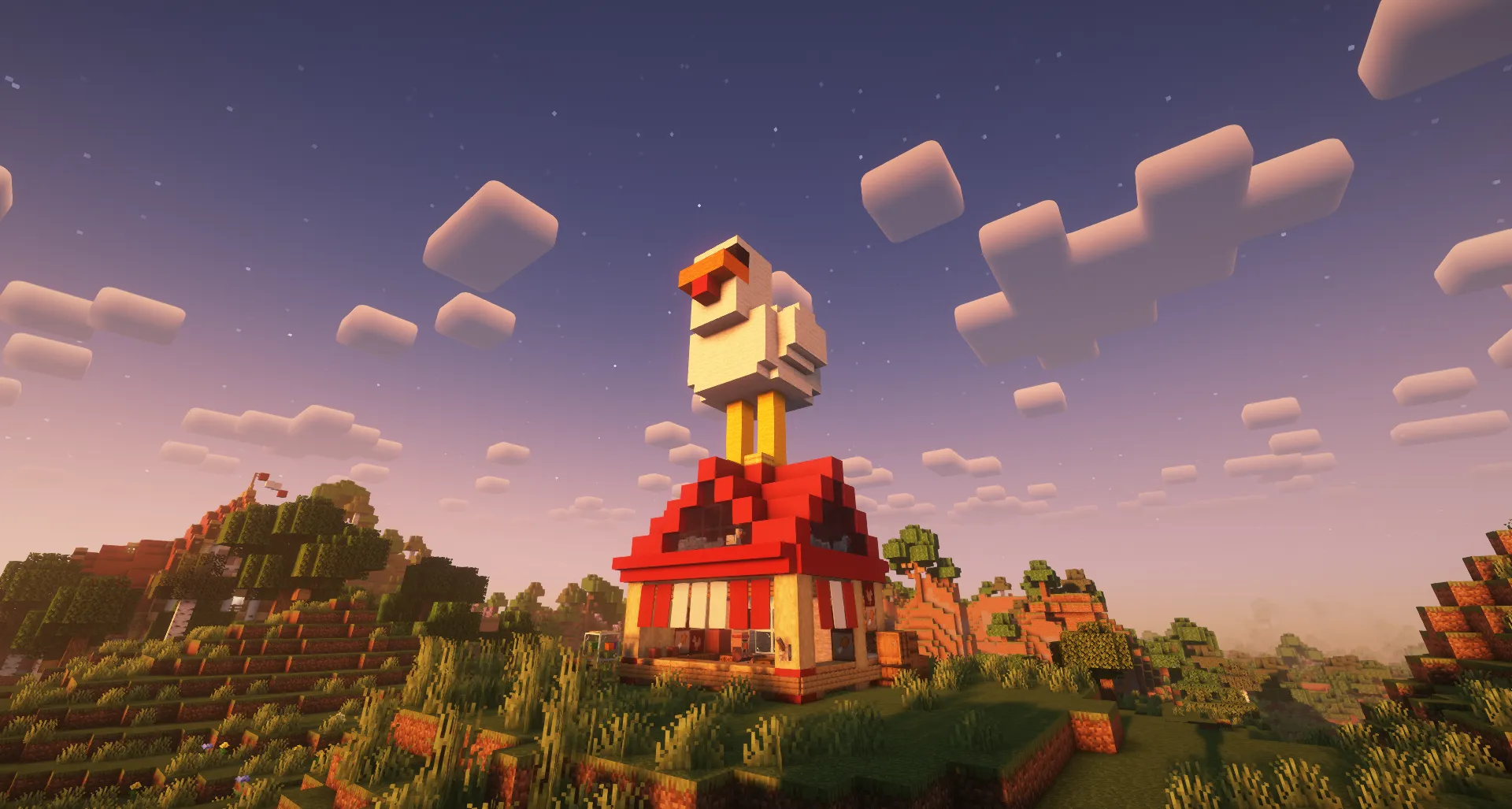 Lava Chicken Shop, Моды, Minecraft