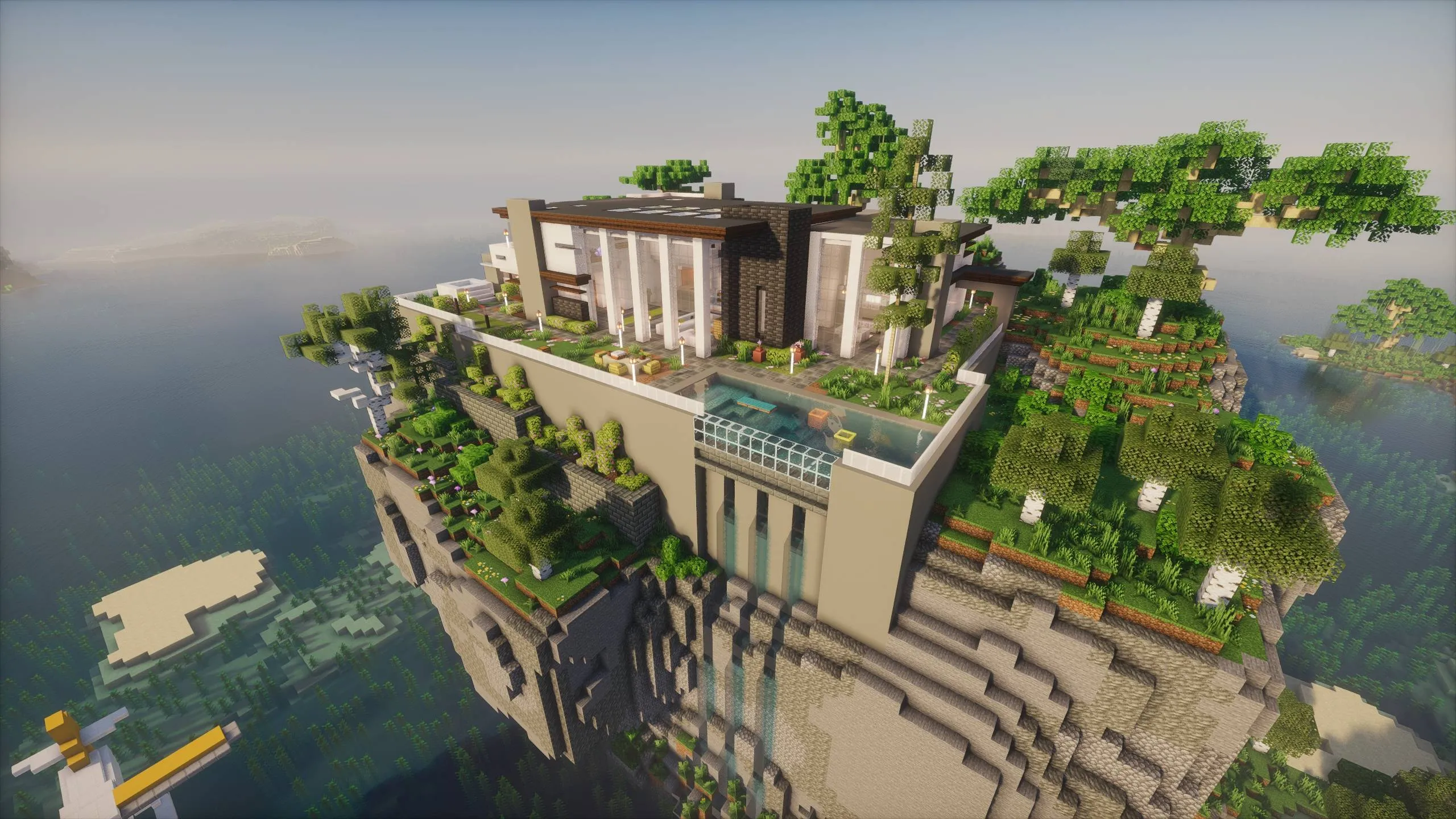 Modern Mansion - Survival Spawn — скриншот 8 (Карты, Minecraft)