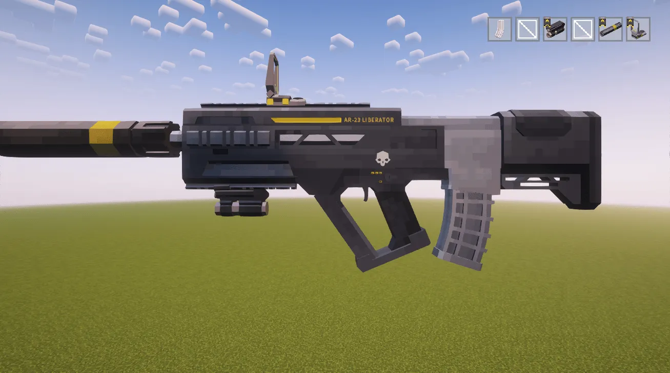 [TaCZ]Hell Divers2 Gun Pack, Кастомизации, Minecraft