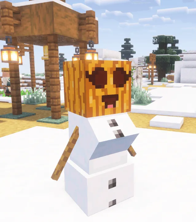 Female Snow Golem — скриншот 4 (Текстуры, Minecraft)