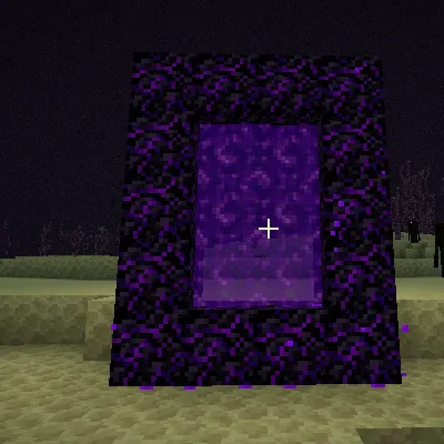 Nether Portal In The End — скриншот 1 (Моды, Minecraft)