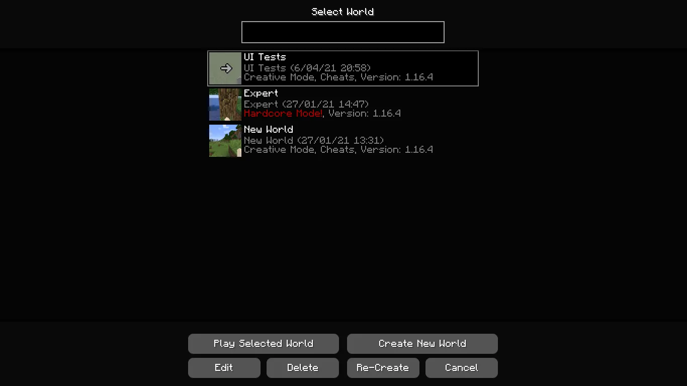 Win10 UI — скриншот 9 (Текстуры, Minecraft)