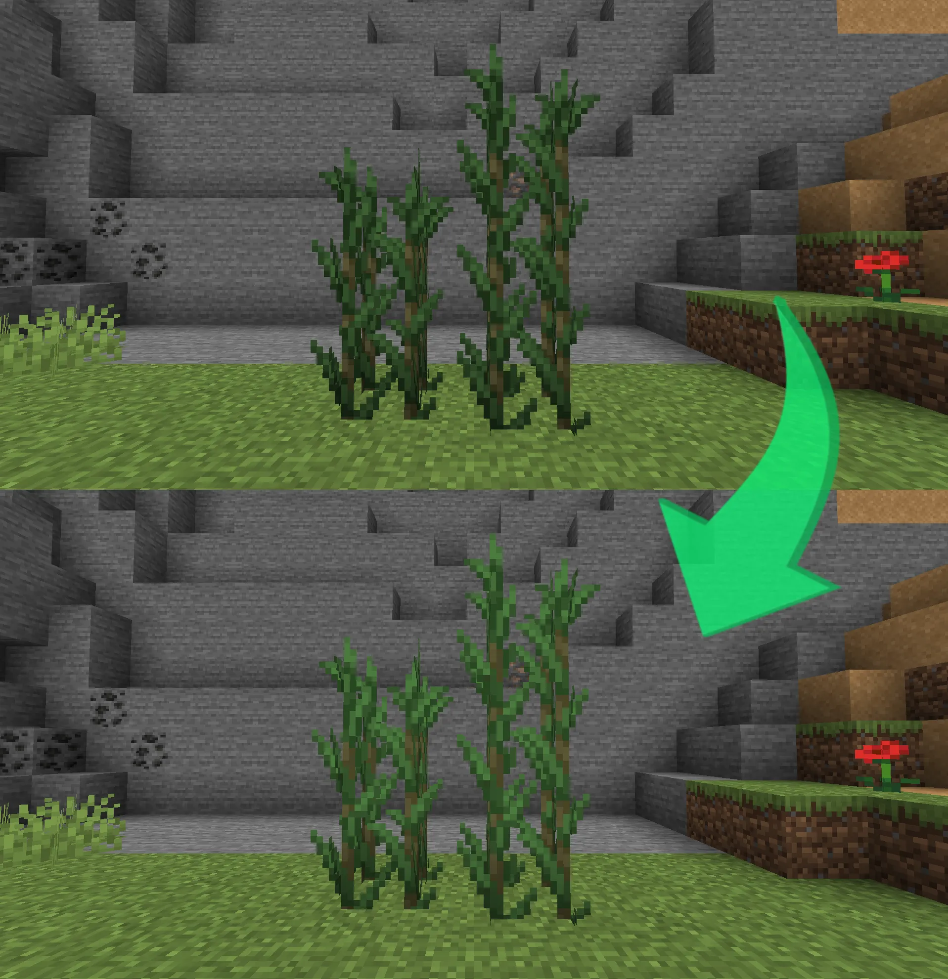 Greener Reeds (Untamed Wilds), Текстуры, Minecraft