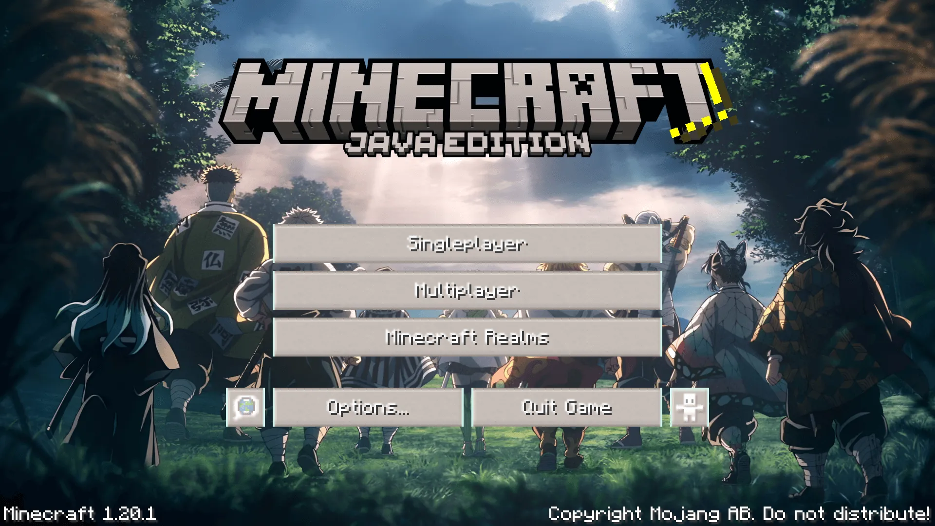 Demon Slayer GUI Pack, Текстуры, Minecraft