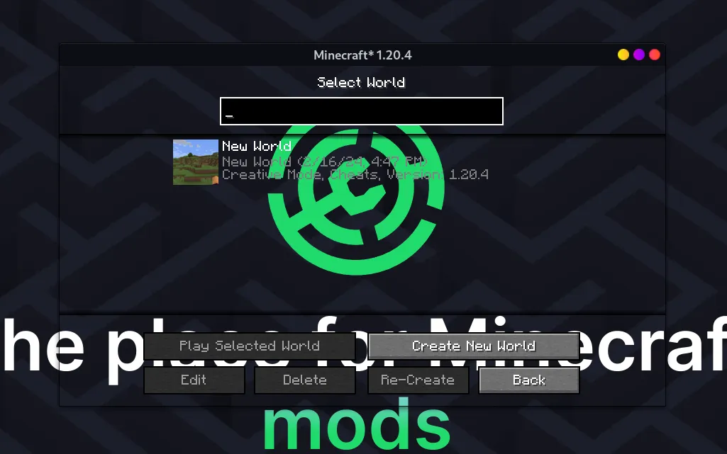 Transparent Window, Моды, Minecraft