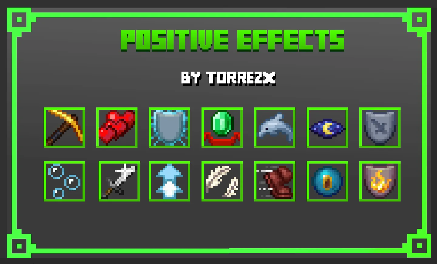 Torrezx-Border effects — скриншот 1 (Текстуры, Minecraft)