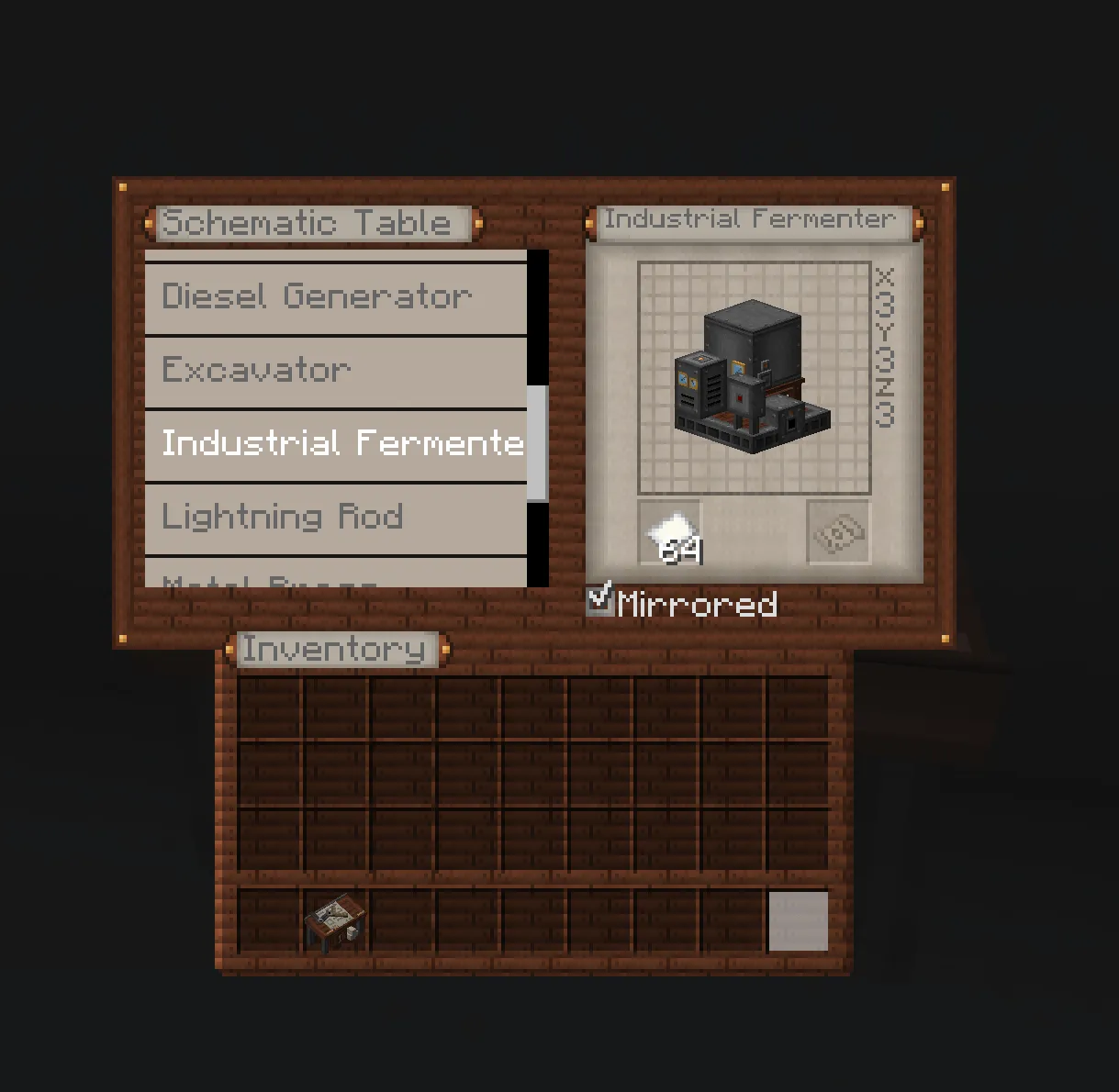 Engineered Schematics, Моды, Minecraft