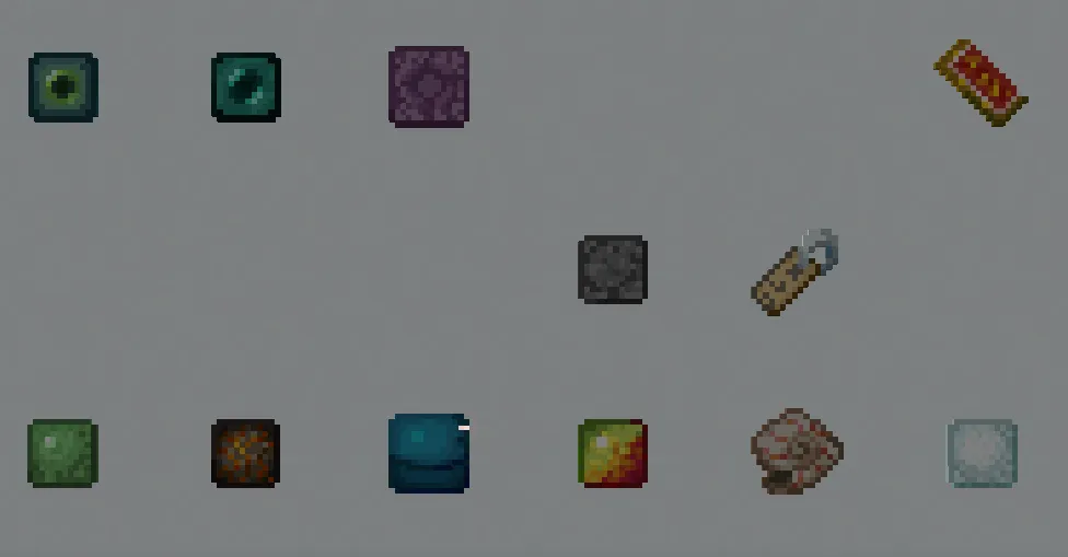 sleepy's square items, Текстуры, Minecraft