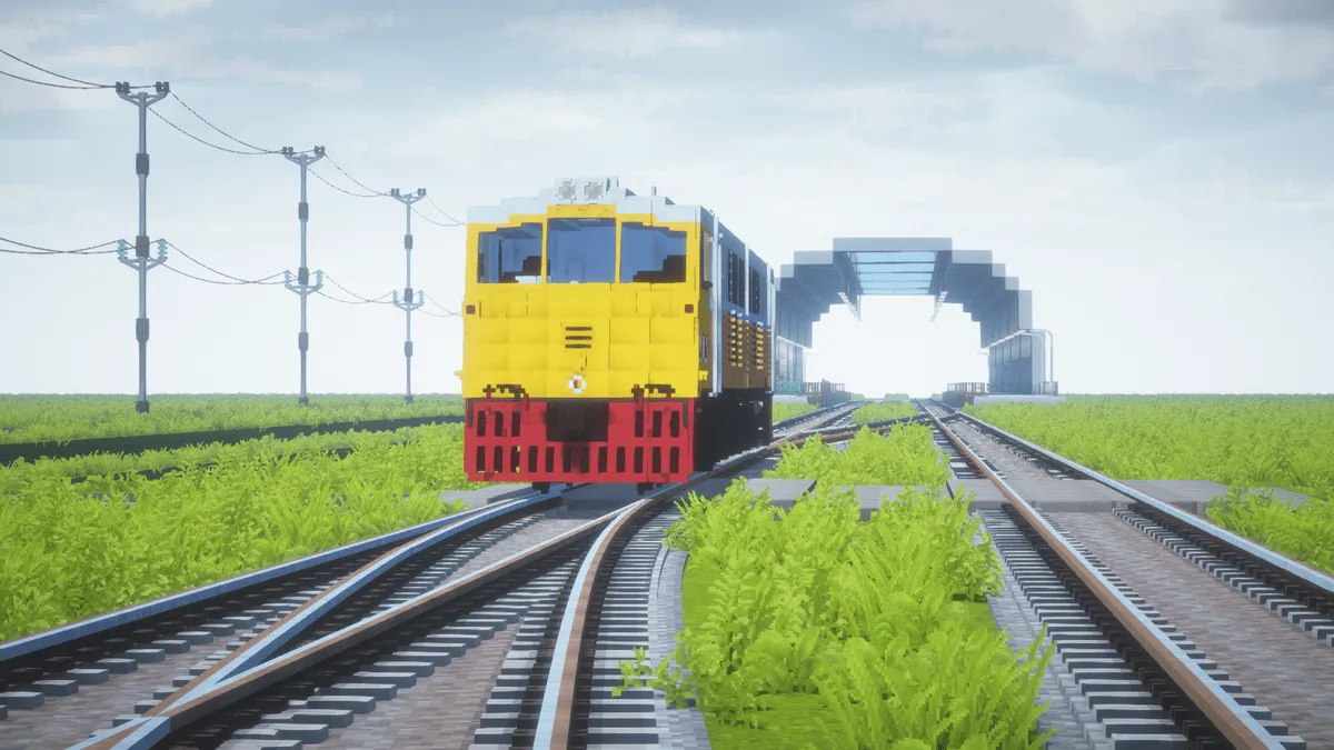 SRT Voxel Railway IR, Текстуры, Minecraft