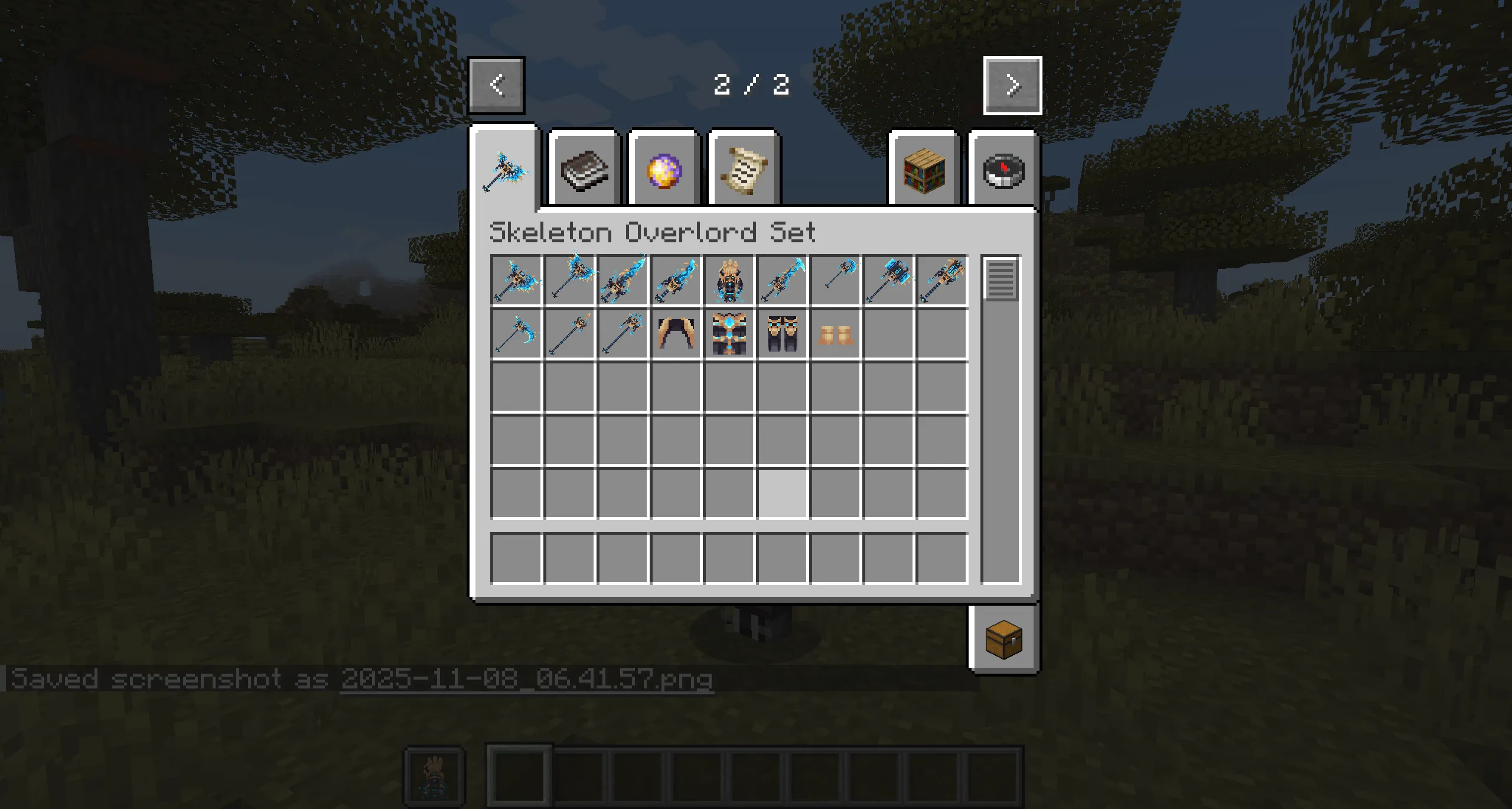 Animated 3D Arsenal: Skeleton Overlord, Моды, Minecraft