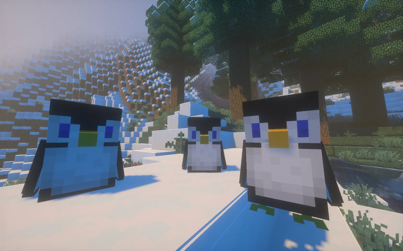 SnowyPenguins, Моды, Minecraft