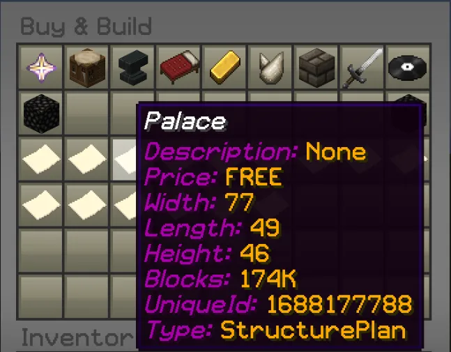 StructureAPI — скриншот 1 (Плагины, Minecraft)