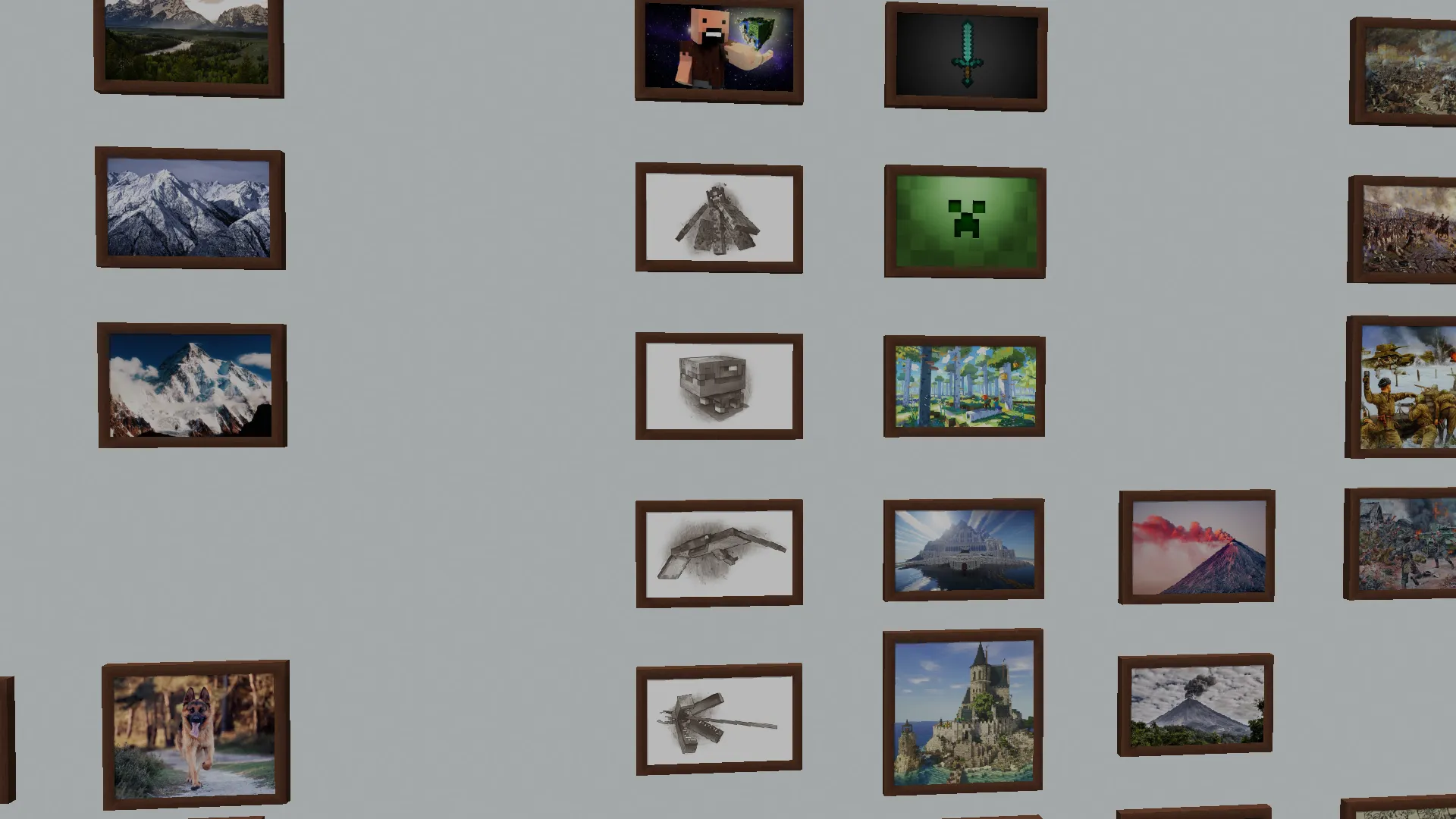 DSWG New Paintings, Текстуры, Minecraft