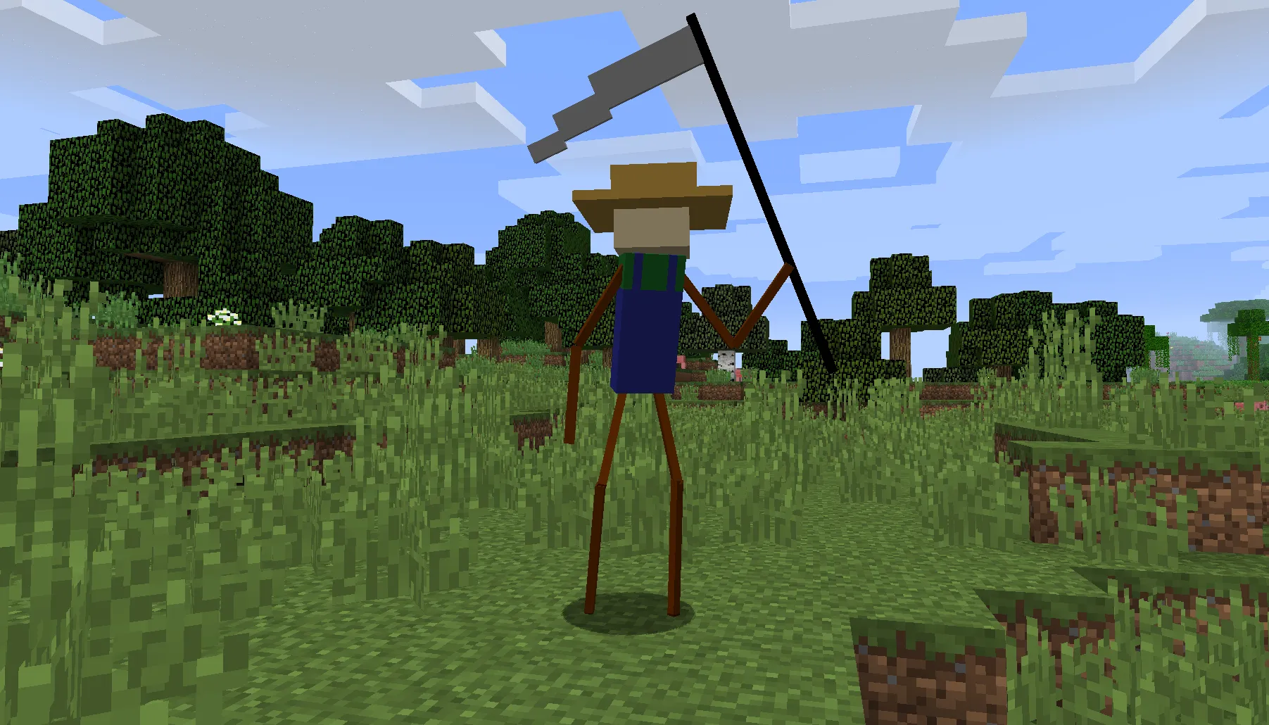 Birddie's Scarecrow — скриншот 1 (Моды, Minecraft)