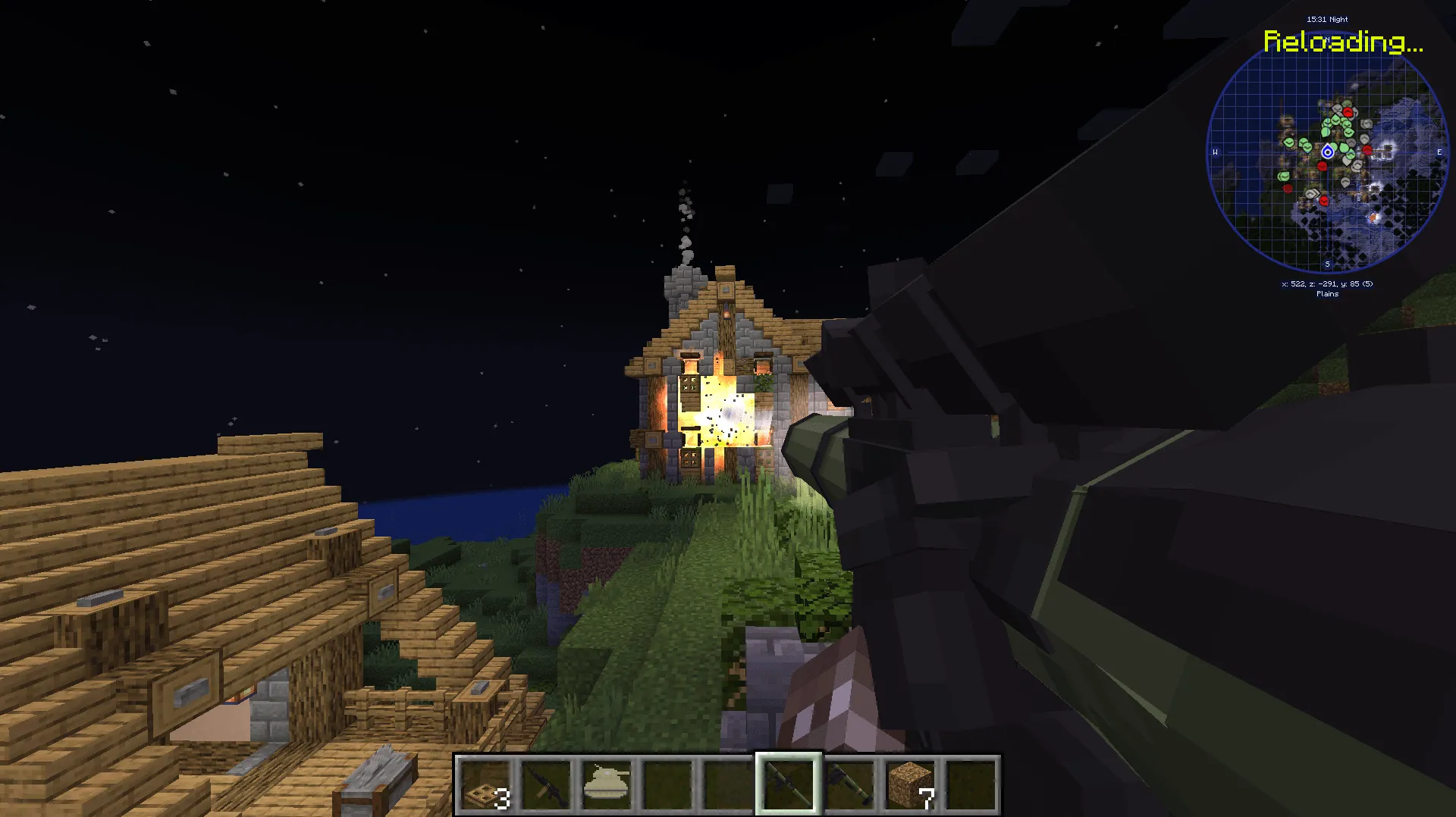 snails guns n' vehicles smp — скриншот 6 (Модпаки, Minecraft)