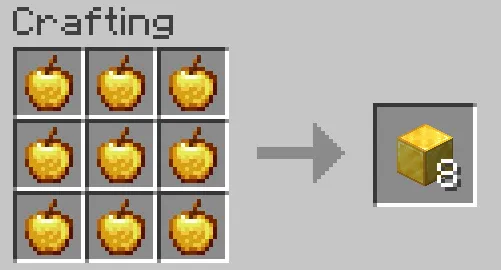 Press items into different items, Моды, Minecraft