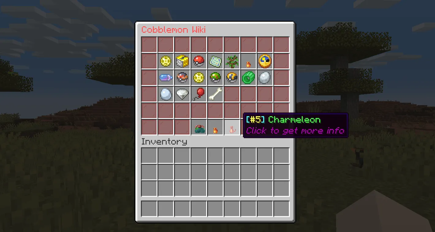 Cobblemon Wiki Gui, Моды, Minecraft