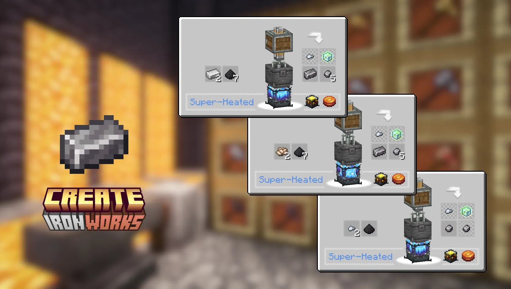 Create: Ironworks, Моды, Minecraft