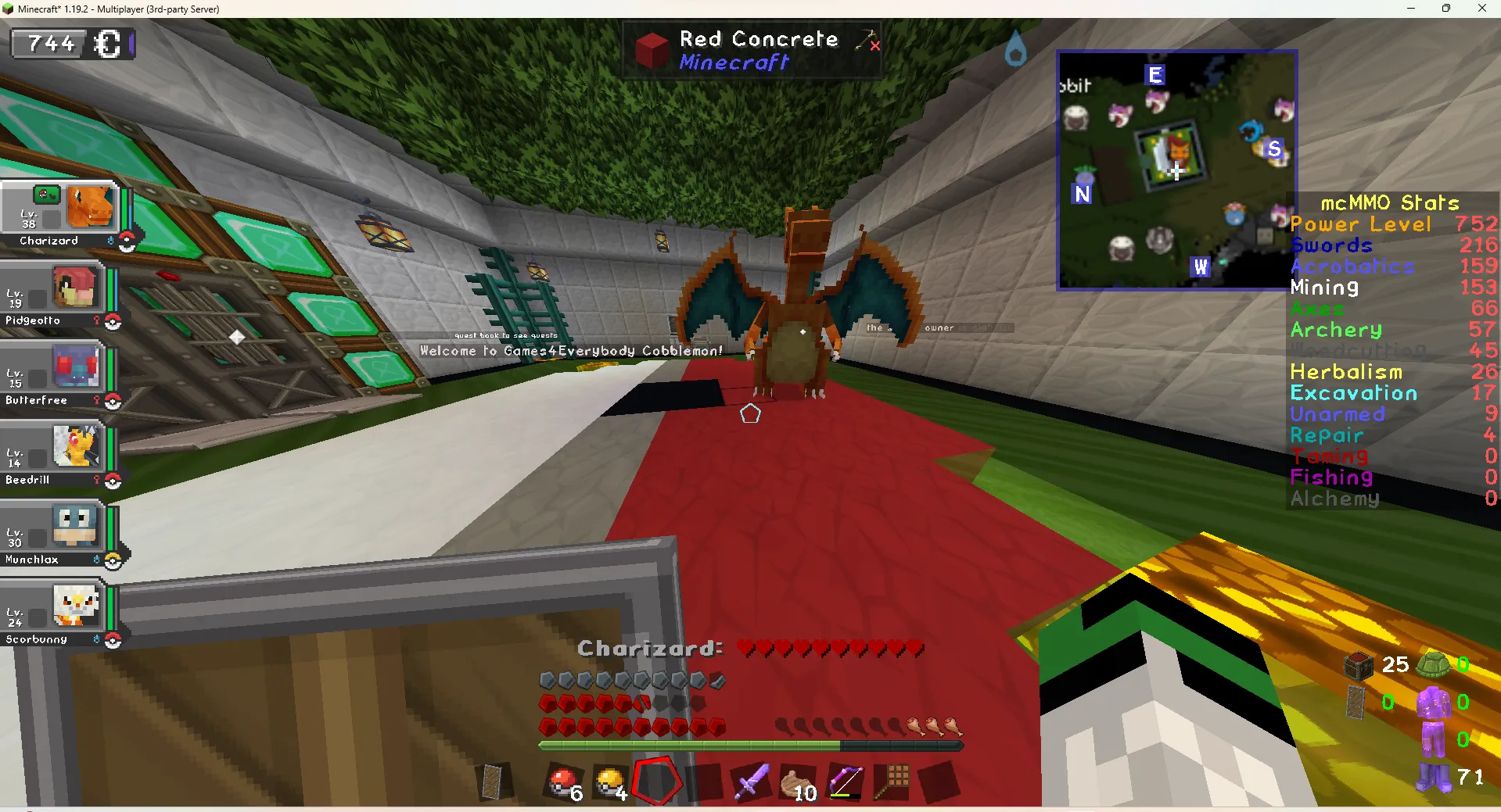 Games4Everybody Cobblemon Experience! — скриншот 4 (Модпаки, Minecraft)